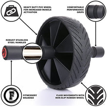 Load image into Gallery viewer, Ab Roller for Abs Workout - Ab Roller Wheel Exercise Equipment - Ab Wheel Exercise Equipment - Ab Wheel Roller for Home Gym - Ab Machine for Ab Workout - Ab Workout Equipment