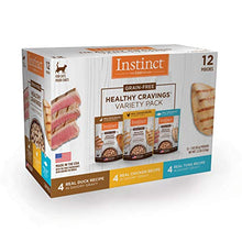 Load image into Gallery viewer, Instinct Healthy Cravings Grain Free Recipe Variety Pack Natural Wet Cat Food Topper by Nature's Variety, 3 oz. Pouches (Pack of 12)