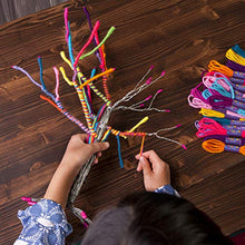 Load image into Gallery viewer, Craft-tastic - Yarn Tree Kit - Craft Kit Makes One 18" Tall Jewelry Organizer
