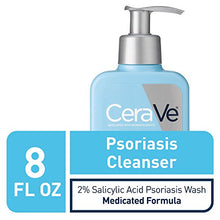 Load image into Gallery viewer, CeraVe Cleanser for Psoriasis Treatment | With Salicylic Acid for Dry Skin Itch Relief & Latic Acid for Exfoliation | Fragrance Free & Allergy Tested | 8 Ounce