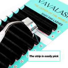 Load image into Gallery viewer, Eyelash Extension Supplies D Curl 0.07 Rapid Volume Lash Extensions Easy Fan 3D 4D 5D 6D 7D 10D Automatic Blooming Flower Lashes Self Fanning Lashes Russian Volume Individual Lashes (D-0.07,8-15mm)