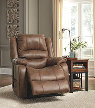 Load image into Gallery viewer, Signature Design by Ashley Yandel Power Lift Oversized Recliner Saddle