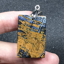 Load image into Gallery viewer, Natural Pietersite Stone Pendant Pietersite Crystal Stone Jewelry For Women Men Healing Luck Gift 30x20x6mm Beads Silver Energy Gemstone