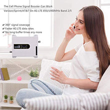 Load image into Gallery viewer, FourSeas Band 2/5 850Mhz(2G,3G)/1900MHz(4G) CDMA/LTE 4G FDD LTE Dual Band Cell Phone Booster for Home 65dB Home Signal Booster for US Carriers Verizon(4G)/T-Mobile(4G)/AT&T(2G,3G,4G).(White)