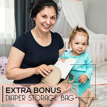 Load image into Gallery viewer, Portable Changing Pad Large Size 25.5”x31.5” Pack of 2 - Vinyl Waterproof Reusable Baby Changing Mats for Girls Boys - Reinforced Seams & Free Storage Bag - Change Diaper Mat - Extended Warranty 2 y