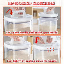 Load image into Gallery viewer, Rice Container 5 Lbs + Airtight Food Storage Container 10Lbs