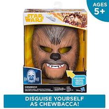 Load image into Gallery viewer, Star Wars Movie Roaring Chewbacca Wookiee Sounds Mask, Funny GRAAAAWR Noises, Sound Effects, Ages 5 and up, Brown (Amazon Exclusive)