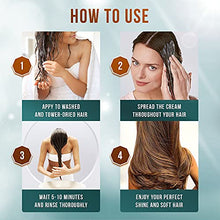 Load image into Gallery viewer, Premium Keratin Hair Mask - Professional Treatment for Hair Repair, Nourishment & Beauty - Hair Mask - Vitamin Complex for All Hair Types - with Omega 3, 9, Vitamin E - Protein Nourishment Mask