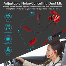 Load image into Gallery viewer, Gaming Earbuds with Microphone, Friencity Wired Earphones for Cell Phone Noise Cancelling w/Adjustable Mic, E-Sport in-Ear Headphones for Nintendo Switch, Xbox One, PS4, PC, Laptop with 3.5mm Jack