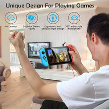 Load image into Gallery viewer, Gaming Earbuds with Microphone, Friencity Wired Earphones for Cell Phone Noise Cancelling w/Adjustable Mic, E-Sport in-Ear Headphones for Nintendo Switch, Xbox One, PS4, PC, Laptop with 3.5mm Jack