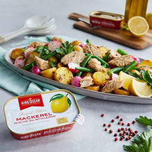 Load image into Gallery viewer, King Oscar Skinless & Boneless Mackerel in Olive Oil & Lemon, 4.05 oz. Cans (Pack of 12)