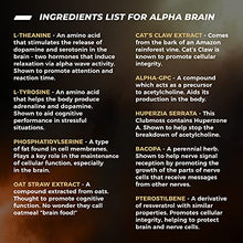 Load image into Gallery viewer, ONNIT Alpha Brain (45-Day Supply) - Premium Nootropic Brain Supplement - Focus, Concentration & Memory - Alpha GPC, L Theanine & Bacopa Monnieri