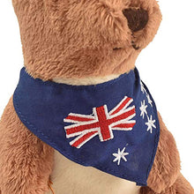 Load image into Gallery viewer, BOHS Plush Red Kangaroo with Australia Scarf and Removable Joey - Huggable Soft Stuffed Mom and Baby Animals Toy- 11 Inches