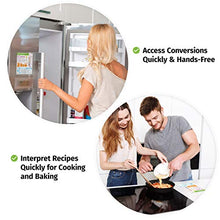 Load image into Gallery viewer, Kitchen Conversion Chart Magnet - Imperial & Metric to Standard Conversion Chart Decor Cooking Measurements for Food - Measuring Weight, Liquid, Temperature - Recipe Baking Tools Cookbook Accessories