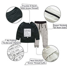 Load image into Gallery viewer, Jobakids Boys 2 Pieces Set Boys Cotton Clothing Set(Black,2T)