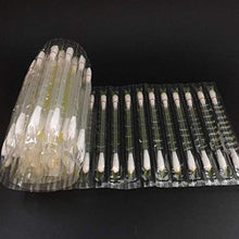 Load image into Gallery viewer, 100 pcs Vitamin E Lips Oil Swabs Stick Disposable VE Cotton Swab Protect Lip Gum Anti-dry Moisture For Use Before Teeth Whitening (100 Pcs)