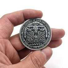 Load image into Gallery viewer, USA Statue of Liberty Skull HOBO Nickel Antique Silver Plated collectionchallenge Coin Satan Series