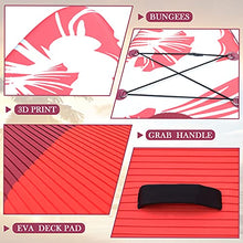 Load image into Gallery viewer, YWH Pink SUP Inflatable Paddle Board - 10.6' Lightweight Stand Up Paddleboard for Youth Adult Beginner Kids Paddleboards with Accessories Backpack, Non-Slip Deck & Hippocampus Pattern,Red