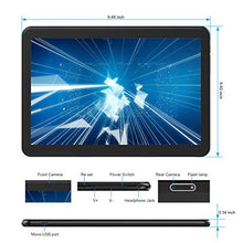 Load image into Gallery viewer, Lectrus Tablet Android 9.0 (10.1" 1080p Full HD Display, Octa-Core,5G WiFi Tablets,32GB) – Black