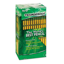 Load image into Gallery viewer, Ticonderoga 13872 Woodcase Pencil, HB #2, Yellow Barrel, 96/Pack