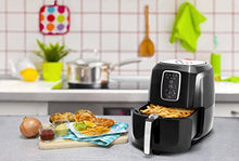 Load image into Gallery viewer, Elite Gourmet Oil-Less Healthy Cooker, Timer & Temperature Controls, PFOA/PTFE Free, 5.5 Quart, black