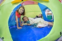 Load image into Gallery viewer, Kiddey Kids Play Tent & Playhouse – Indoor/Outdoor Camping Tent for Boys and Girls – Promotes Early Learning, Social Bonding, Imagination Building and Roleplay – Easy Setup