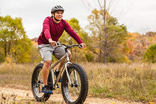 Load image into Gallery viewer, Mongoose Malus Adult Fat Tire Mountain Bike, 26-Inch Wheels, 7-Speed, Steel Frame, Mechanical Disc Brakes, Silver with Black Rims