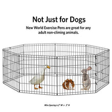 Load image into Gallery viewer, New World Pet Products B552-30 Foldable Exercise Pet Playpen, Black, Medium/24" x 30"