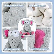 Load image into Gallery viewer, Dog Toys, Squeaky Plush Dog Toy for Puppy Small Medium Dogs, Cute Soft Stuffed Puppy Toys with Crinkle Paper and Squeaker, for Teeth Cleaning and Boredom (Elephant)