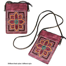 Load image into Gallery viewer, Small Crossbody Purse For Women With Cell Phone Holder Faux Leather Shoulder Bag Back Pocket for Phone Light Weight Passport Mujer PH02-219CF