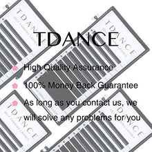 Load image into Gallery viewer, TDANCE Eyelash Extension Supplies Rapid Blooming Volume Eyelash Extensions Thickness 0.07 D Curl Mix 14-19mm Easy Fan Volume Lashes Self Fanning Individual Eyelashes Extension (D-0.07,14-19mm)