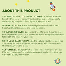 Load image into Gallery viewer, WBM INTERNATIONAL Liquid Baby Laundry, Fragrance Free, 50 Loads Each, Pack of 2, 3X Concentrated Detergent, 70 Fl Oz