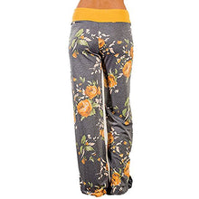 Load image into Gallery viewer, Women Pants Neartime Print Loose Casual Pants American Flag Drawstring Wide Leggings (2XL, Yellow)