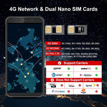 Load image into Gallery viewer, Blackview BV5500 pro- Rugged Cell Phone Unlocked 4G LTE (AT&T/T-Mobile), 5.5 inch FHD+, 4400mAh Battery, 3GB RAM+16GB Memory, Android 9 Rugged Phone, IP68 Waterproof Outdoor Smartphone, Dual SIM/NFC