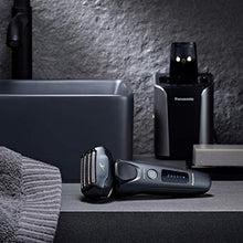 Load image into Gallery viewer, Panasonic Electric Razor for Men, Electric Shaver, ARC5 with Premium Automatic Cleaning and Charging Station, Wet Dry Shaver Men, Cordless Razor, with Pop-Up Trimmer ES-LV97-K, Black