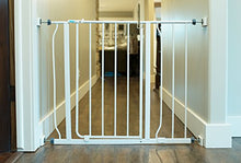 Load image into Gallery viewer, Wall Nanny - Baby Gate Wall Protector (Made in USA) Protect Walls & Doorways from Pet & Dog Gates - for Child Pressure Mounted Stair Safety Gate - No Safety Hazard on Bottom Spindles - Saver