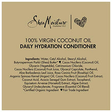 Load image into Gallery viewer, Sheamoisture Daily Hydrating Conditioner For All Hair Types 100% Virgin Coconut Oil Sulfate-Free 13 oz