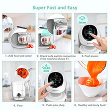 Load image into Gallery viewer, Infanso Baby Food Maker Food Processor for Infants and Toddlers 7 in 1 Blender Grinder Steamer, Blender, Chopper, Defroster, Reheater, Disinfector, Auto Cleaning 10 Food Pouches