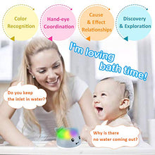 Load image into Gallery viewer, Baby Bath Toys, Light Up Baby Pool Toy with LED Light Whale Spray Water Toy for Toddlers Kids, Induction Sprinkler Bathtub Toys Bathroom Shower Swimming Pool Outdoor Water Toy(Gray)