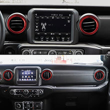 Load image into Gallery viewer, LECART for Jeep Gladiator Accessories Red Interior Trim Air Vent Covers for Jeep Wrangler JL JLU 2018-2022 Gladiator JT 2020 2021 2022