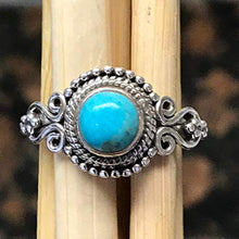 Load image into Gallery viewer, Natural Blue Mohave Turquoise 925 Solid Sterling Silver Engagement Ring Size 9.25