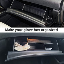 Load image into Gallery viewer, TACORBO Glove Box Organizer Compatible with Honda Pilot 2016-2022 / Ridgeline 2017-2022 2023/ Passport 2019-2022 2023 Accessories, Insert Glove Compartment Black ABS Materials