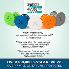 Load image into Gallery viewer, TubShroom Revolutionary Tub Drain Protector Hair Catcher/Strainer/Snare, Blue