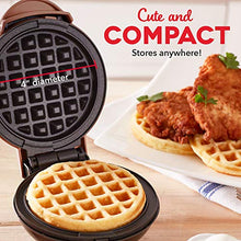 Load image into Gallery viewer, Dash DMW001CU Machine for Individual, Paninis, Hash Browns, other Mini waffle maker, 4 inch, Copper