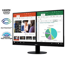 Load image into Gallery viewer, Acer SB220Q bi 21.5 Inches Full HD (1920 x 1080) IPS Ultra-Thin Zero Frame Monitor (HDMI & VGA Port), Black