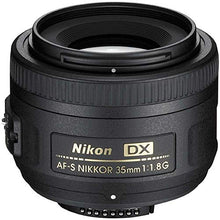 Load image into Gallery viewer, Nikon 35mm f/1.8G AF-S DX Lens for Nikon DSLR Cameras (Renewed)
