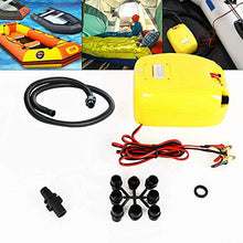 Load image into Gallery viewer, Electric High Pressure Air Pump DC 12V for Inflatable Boats Rafts Dinghy Yacht Kayaks Kite 15PSI (US Stock)
