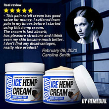 Load image into Gallery viewer, Ice Hеmp Cream for Arthritis 300,000 - Back & Muscle Pain Relief – Foot & Knee, Joint & Neck Inflammation Therapy – Made in USA – Organic Reliever (1) (1)
