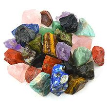 Load image into Gallery viewer, UU UNIHOM 3 lbs Bulk Rough Madagascar Stones Mix - Large 1" Natural Raw Stones Crystal for Tumbling, Cabbing, Fountain Rocks, Decoration,Polishing, Wire Wrapping, Wicca & Reiki Crystal Healing