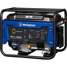 Load image into Gallery viewer, Westinghouse WGen3600v Portable Generator - 3600 Rated Watts & 4650 Peak Watts - Gas Powered - CARB Compliant